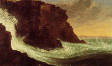 Репродукция картины "frenchman&#39;s bay, mt. desert island" художника "коул томас"