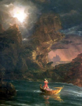 Копия картины "the voyage of life: manhood (detail)" художника "коул томас"