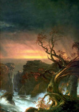 Картина "the voyage of life: manhood (detail)" художника "коул томас"