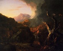 Картина "landscape with dead tree" художника "коул томас"