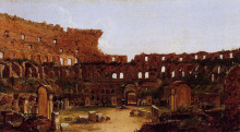 Картина "interior of the colosseum, rome" художника "коул томас"