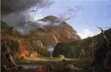 Картина "the notch of the white mountains (crawford notch)" художника "коул томас"