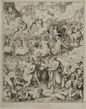 Копия картины "inferno, canto xii, lines 98-139" художника "кох йозеф антон"