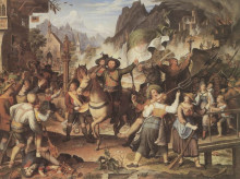 Картина "tiroler landsturm" художника "кох йозеф антон"