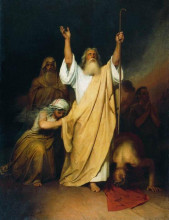 Копия картины "молитва моисея после перехода израильтян через чермное море" художника "крамской иван"