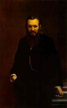 Копия картины "portrait of alexei suvorin" художника "крамской иван"