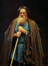 Копия картины "крестьянин с уздечкой" художника "крамской иван"