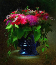 Репродукция картины "букет цветов" художника "крамской иван"