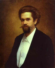 Репродукция картины "portrait of the cellist s morozov" художника "крамской иван"