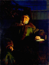 Репродукция картины "портрет астронома отто васильевича струве" художника "крамской иван"