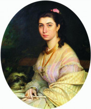 Копия картины "женский портрет" художника "крамской иван"
