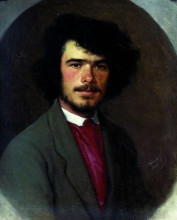 Копия картины "портрет агронома м.е. вьюнникова" художника "крамской иван"