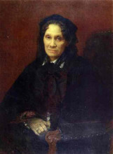 Репродукция картины "portrait of ekaterina kornilova" художника "крамской иван"