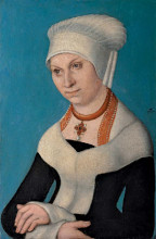 Картина "портрет барбары, герцогини саксонии" художника "кранах старший лукас"