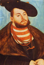 Репродукция картины "портрет иоганна фридриха, курфюрста саксонии" художника "кранах старший лукас"