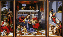 Картина "святое семейство" художника "кранах старший лукас"