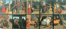 Репродукция картины "десять заповедей" художника "кранах старший лукас"
