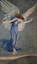 Репродукция картины "the angel of peace" художника "крейн уолтер"