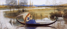 Репродукция картины "my soul is an enchanted boat..." художника "крейн уолтер"