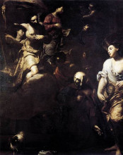 Копия картины "ecstasy of st. margaret of cortona" художника "креспи джузеппе мария"