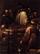 Копия картины "the seven sacraments - extreme unction" художника "креспи джузеппе мария"