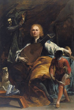 Копия картины "portrait of count fulvio grati" художника "креспи джузеппе мария"