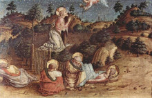Репродукция картины "christ&#39;s prayer on oelber" художника "кривелли карло"