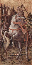 Копия картины "saint george" художника "кривелли карло"
