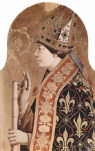 Репродукция картины "saint louis of toulouse" художника "кривелли карло"