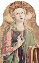 Картина "saint catherine of alexandria" художника "кривелли карло"