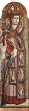Репродукция картины "saint emidius" художника "кривелли карло"