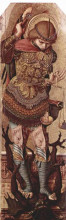 Репродукция картины "archangel michael" художника "кривелли карло"