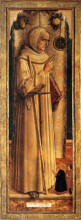 Копия картины "saint james of the marches with two kneeling donor" художника "кривелли карло"