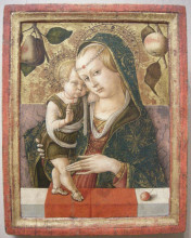 Репродукция картины "madonna and child" художника "кривелли карло"