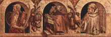 Копия картины "saint paul, saint john chrysostom and saint basil" художника "кривелли карло"