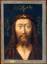 Копия картины "head of christ" художника "кристус петрус"