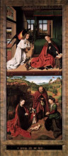 Копия картины "annunciation and nativity" художника "кристус петрус"