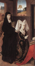 Картина "isabella of portugal with st. elizabeth" художника "кристус петрус"