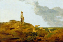 Картина "view on mousehold heath, near norwich" художника "кром джон"
