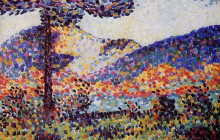 Репродукция картины "landscape" художника "кросс анри эдмон"