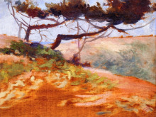 Копия картины "the bay of cavalieri" художника "кросс анри эдмон"