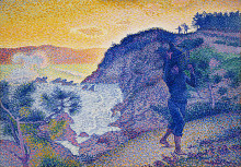 Картина "the return of the fisherman" художника "кросс анри эдмон"