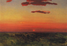 Копия картины "закат" художника "куинджи архип"