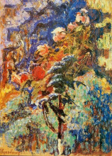 Картина "flowers" художника "кульбин николай иванович"