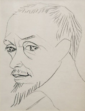 Картина "self portrait" художника "кульбин николай иванович"