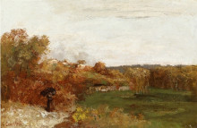 Копия картины "долина в фонкувере" художника "курбе гюстав"