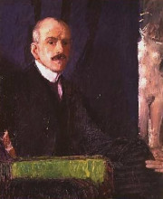 Репродукция картины "self-portrait" художника "курцвайль макс"