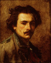 Репродукция картины "self-portrait" художника "кутюр тома"