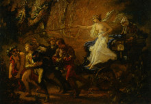 Копия картины "study for the thorny path" художника "кутюр тома"