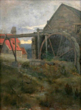 Картина "a watermill" художника "кэмпбелл нобл джеймс"